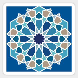 Arabic Geometric Design Pattern Magnet